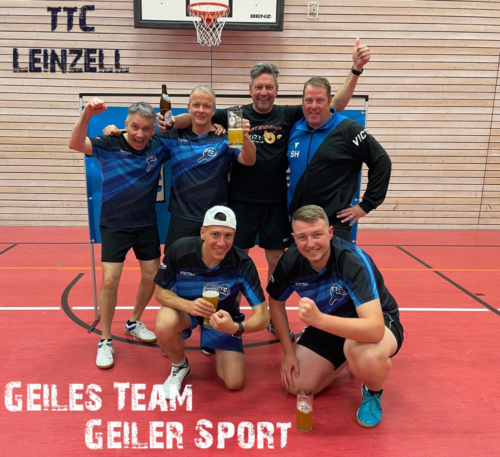Mannschaftsfoto TTC Leinzell – Herren 1